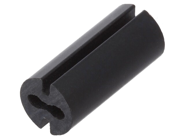 Afstandbus; LED; Øext: 4,8mm; ØLED: 3mm; L: 11mm; zwart; UL94V-0 Afstandbus; LED; Øext: 4,8mm; ØLED: 3mm; L: 11mm; zwart; UL94V-0